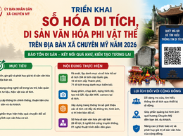 Chuyên Mỹ triển khai số hóa di tích, di sản văn hóa phi vật thể trên địa bàn xã trong năm 2026