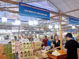 Sôi động “Tuần hàng Kinh tế tập thể - Đưa sản phẩm HTX đến người tiêu dùng Thủ đô năm 2026” tại Công viên Phùng Khoang