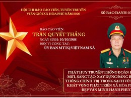 Xã Hòa Phú: Sẵn sàng cho vòng chung khảo Hội thi Báo cáo viên, tuyên truyền viên giỏi năm 2026