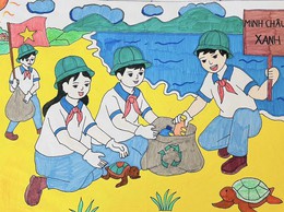 Thiếu nhi Minh Châu lan tỏa tình yêu quê hương qua cuộc thi vẽ tranh 