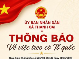 THÔNG BÁO Về việc treo cờ Tổ quốc