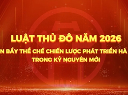 Luật Thủ đô năm 2026 - Đòn bẩy thể chế chiến lược phát triển Hà Nội trong kỷ nguyên mới
