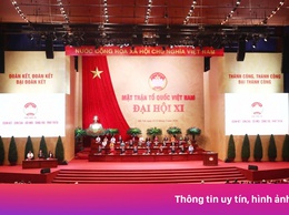 Sáng nay, khai mạc Đại hội đại biểu toàn quốc MTTQ Việt Nam lần thứ XI