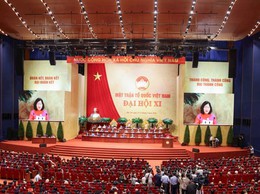 Khai mạc trọng thể Đại hội toàn quốc Mặt trận Tổ quốc Việt Nam lần thứ XI