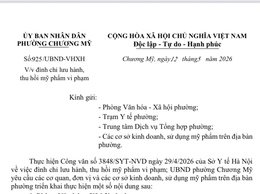 Phường Chương Mỹ triển khai đình chỉ lưu hành, thu hồi mỹ phẩm vi phạm trên địa bàn