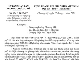 Phường Chương Mỹ tăng cường các biện pháp giảm thiểu nguy cơ cháy, nổ trong mùa nắng nóng năm 2026