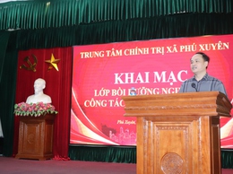 Phú Xuyên khai mạc lớp bồi dưỡng nghiệp vụ công tác Hội phụ nữ năm 2026