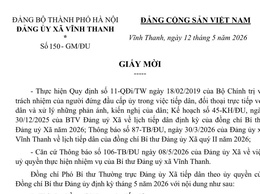 ĐẢNG ỦY XÃ VĨNH THANH