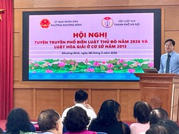 Khương Đình: Tuyên truyền, phổ biến pháp luật về Luật Thủ đô năm 2026 và Luật Hòa giải ở cơ sở năm 2013