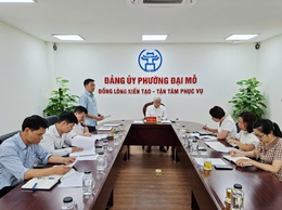 Hội đồng nhân dân phường giao ban công tác tháng 5