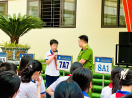 TUYÊN TRUYỀN PHÁP LUẬT VỀ PHÒNG CHỐNG MA TÚY VÀ LỄ KÝ KẾT QUY CHẾ PHỐI HỢP TRONG CÔNG TÁC ĐẢM BẢO AN NINH, TRẬT TỰ
