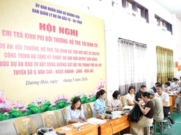 Chi trả tiền bồi thường giải phóng mặt bằng Dự án Depot Sơn Đồng