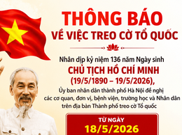 Xã Tam Hưng đẩy mạnh tuyên truyền treo cờ Tổ quốc nhân kỷ niệm 136 năm ngày sinh Chủ tịch Hồ Chí Minh