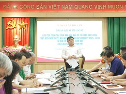 Đoàn kiểm tra số 02 của Đảng ủy xã Thư Lâm kiểm tra việc triển khai thực hiện Nghị quyết Đại hội Đảng các cấp tại các chi bộ trực thuộc