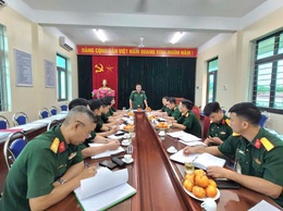 Đoàn kiểm tra của Ban Chỉ huy Phòng thủ Khu vực 1 – Sóc Sơn đã tổ chức kiểm tra, rà soát việc thực hiện các chế độ quy định và hoạt động của Ban Chỉ huy Quân sự xã Thư Lâm năm 2026
