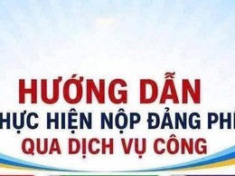 HƯỚNG DẪN THỰC HIỆN NỘP ĐẢNG PHÍ QUA DỊCH VỤ CÔNG