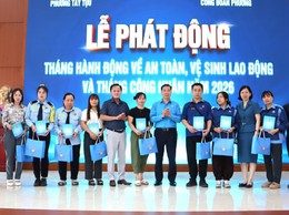 Phường Tây Tựu xây dựng môi trường lao động an toàn, hiện đại