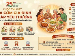 HƯỞNG ỨNG CUỘC THI VIẾT “BỮA CƠM GIA ĐÌNH ẤM ÁP YÊU THƯƠNG” KỶ NIỆM 25 NĂM NGÀY GIA ĐÌNH VIỆT NAM