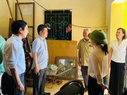 Hát Môn kiểm tra cơ sở vật chất, công trình thuỷ lợi phục vụ công tác phòng chống thiên tai và tìm kiếm cứu nạn năm 2026 trên địa bàn xã.