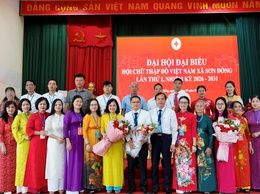 Hội Chữ thập đỏ Việt Nam xã Sơn Đồng đại hội đại biểu lần thứ I, nhiệm kỳ 2026 - 2031
