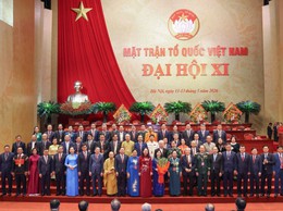 Đồng chí Bùi Thị Minh Hoài tiếp tục được hiệp thương cử giữ chức Chủ tịch Uỷ ban Trung ương MTTQ Việt Nam khóa XI