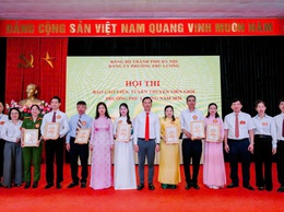 07 Thí sinh tham dự chung khảo Hội thi Báo cáo viên, tuyên truyền viên giỏi phường Phú Lương năm 2026