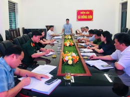 Xã Hồng Sơn giao ban thành viên UBND xã đánh giá kết quả thực hiện nhiệm vụ tháng 4, triển khai nhiệm vụ tháng 5/2026