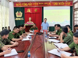 Đảng bộ Công an xã Phú Cát tổ chức hội nghị triển khai kế hoạch tăng cường công tác quản lý đất đai, trật tự xây dựng