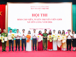 Xã Yên Lãng tổ chức hội thi báo cáo viên tuyên truyền viên giỏi năm 2026