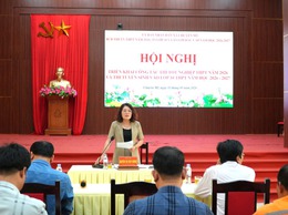 Hội nghị họp BCĐ triển khai công tác thi tốt nghiệp năm 2026 và thi tuyển sinh vào lớp 10 THPT