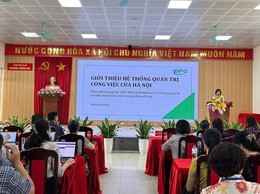 Phường Tương Mai tổ chức tập huấn nghiệp vụ HanoiWork