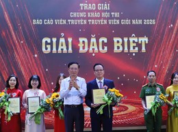 Chung khảo Hội thi “Báo cáo viên, tuyên truyền viên giỏi” phường Hoàn Kiếm năm 2026