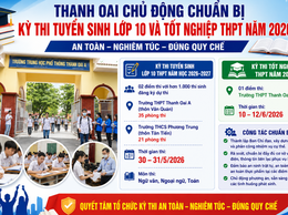 Thanh Oai chủ động chuẩn bị cho kỳ thi tuyển sinh lớp 10 và tốt nghiệp THPT năm 2026