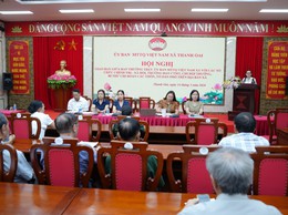 BAN THƯỜNG TRỰC UBMTTQ VIỆT NAM XÃ THANH OAI GIAO BAN VỚI CÁC TỔ CHỨC CHÍNH TRỊ - XÃ HỘI