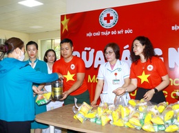 HỘI CHỮ THẬP ĐỎ XÃ MỸ ĐỨC VỚI CHƯƠNG TRÌNH “BỮA SÁNG NHÂN ÁI” ẤM ÁP NGHĨA TÌNH TẠI BỆNH VIỆN ĐA KHOA MỸ ĐỨC