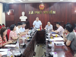 Ban Đại diện Hội đồng quản trị Ngân hàng Chính sách xã hội xã Phú Xuyên họp phiên thứ nhất năm 2026