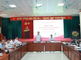 UBND xã Minh Châu tổ chức hội nghị giao ban các nhiệm vụ trọng tâm tháng 5, triển khai nhiệm vụ trong thời gian tới.