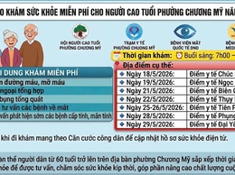 Thông báo về việc tổ chức tư vấn, khám sức khỏe cho Người cao tuổi trên địa bàn phường Chương Mỹ năm 2026