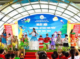 Trường Mầm non Tân Lập B tổ chức Ngày hội “Dinh dưỡng và An toàn thực phẩm” năm học 2025 – 2026
