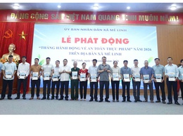 Xã Mê Linh tăng cường kiểm soát an toàn thực phẩm