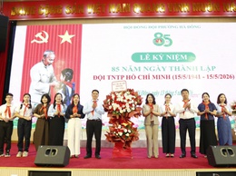 Hội Đồng Đội phường Hà Đông kỷ niệm 85 năm Ngày thành lập Đội TNTP Hồ Chí Minh