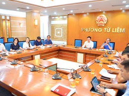 Phường Từ Liêm họp triển khai công tác cưỡng chế thu hồi đất phục vụ dự án Hồ điều hòa Phú Đô
