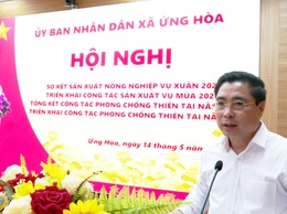ỨNG HÒA TẬP TRUNG TRIỂN KHAI SẢN XUẤT VỤ MÙA 2026 VÀ CHỦ ĐỘNG PHÒNG CHỐNG THIÊN TAI.