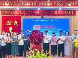Hội nghị ký kết hợp tác hỗ trợ chuyên môn về công tác y tế giữa Bệnh viện tuyến trên với Trạm Y tế xã Phúc Lộc
