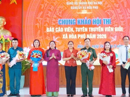 Hội thi báo cáo viên, tuyên truyền viên giỏi xã Hòa Phú: Lan tỏa niềm tin – Khơi dậy khát vọng phát triển