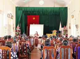 Trạm y tế xã Quảng Bị: Truyền thông về phòng chống bệnh Sốt xuất huyết cho người dân