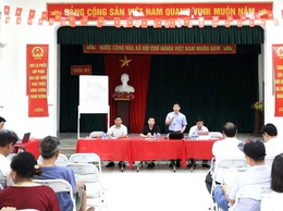 XÃ BÌNH MINH TỔ CHỨC HỘI NGHỊ TRIỂN KHAI CÔNG TÁC GIẢI PHÓNG MẶT BẰNG PHỤC VỤ DỰ ÁN KHU ĐÔ THỊ THANH HÀ A, B