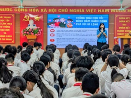 Phường Khương Đình tổ chức hội nghị truyền thông phòng, chống mua bán người cho học sinh năm 2026