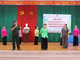 Người cao tuổi xã Thượng Phúc: Sáng tạo tuyên truyền dự án trọng điểm bằng hình thức “sân khấu hóa”