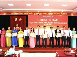 ĐẢNG ỦY XÃ BA VÌ TỔ CHỨC VÒNG CHUNG KHẢO HỘI THI BÁO CÁO VIÊN, TUYÊN TRUYỀN VIÊN GIỎI NĂM 2026